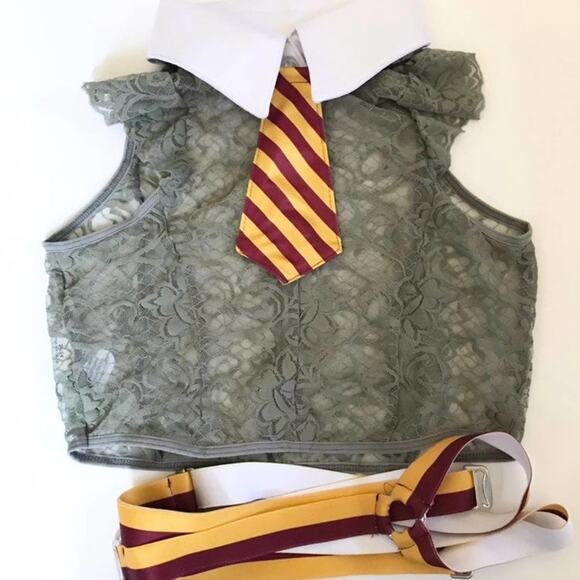 Yandy Lace Sexy Wizard Costume Yandy Harry Potter Lingerie Bra Set Small NWOT - Picture 6 of 13